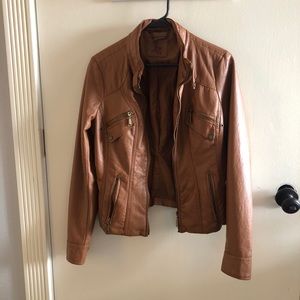 Faux Leather Jacket